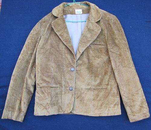 Ladies Coton Corduroy Cropped Jacket, Size 32