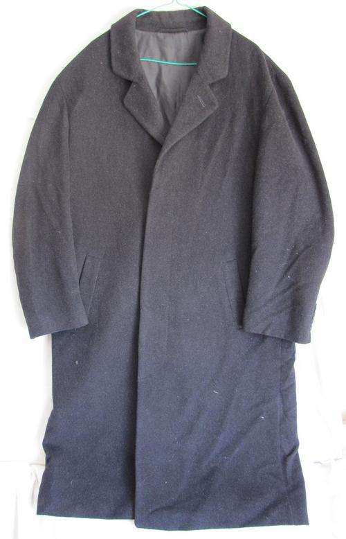Mens Navy Blue Wool 1/2 Jacket, warm, lined and comfortable, Size 38
