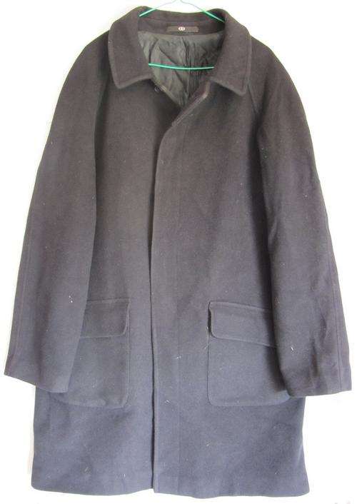 Mens Black Wool & Cashmere 1/2 Jacket, warm, lined and comfortable, Size 38