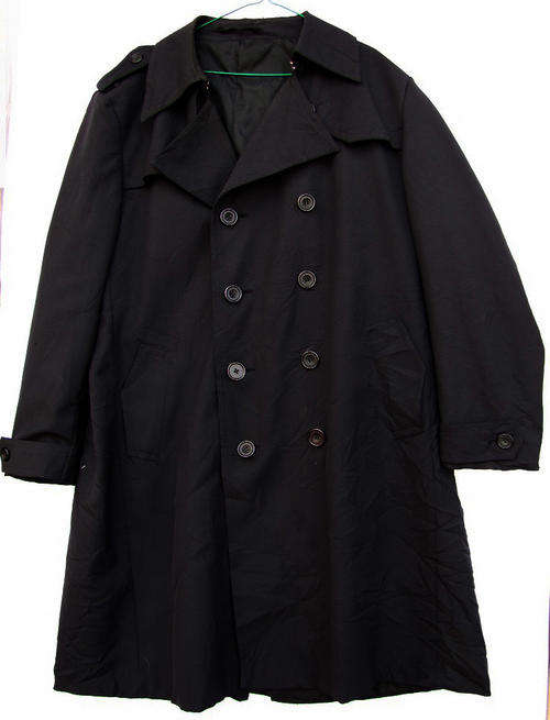 Mens Winter Charcoal 3/4 Coat, Lined, Warm, Water Resistant and Comfortable, Size 36