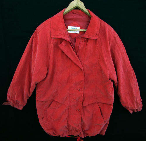 Ladies Stylish Red Padded Jacket, Very warm, lined and comfortable, Size 36