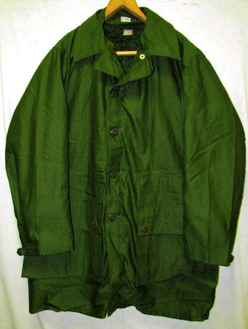 Utility Green Gab, Tough, Very Very warm and comfortable Jacket, Size 40/42