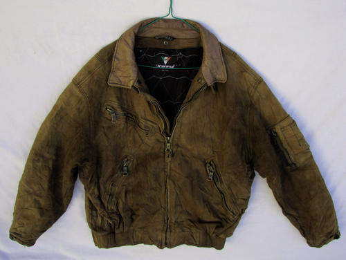 Mens Stunning Brown Leather Jacket, Warm and Comfortable, SA Size 34