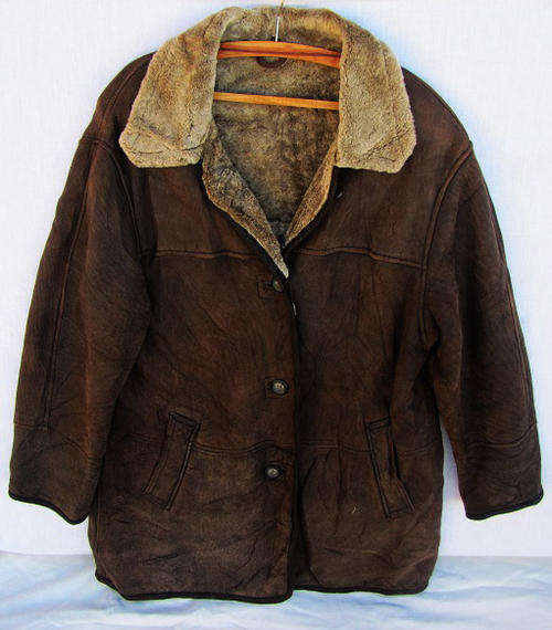 Ladies Fine Brown Genuine SHEEPSKIN 1/2 Coat, Extremely Warm and Comfortable, SA Size 40