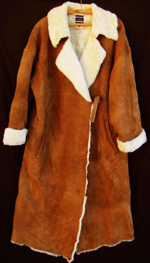 Ladies Superb Tan Genuine SHEEPSKIN 3/4 Jacket, Extremely Warm and Comfortable, SA Size 42