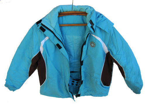 Ladies Sporty Turquoise Padded and Hooded Jacket, Outdoorwear, SA Size 34