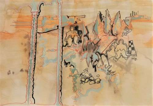 ORIGINAL WALTER BATTISS DRAWING