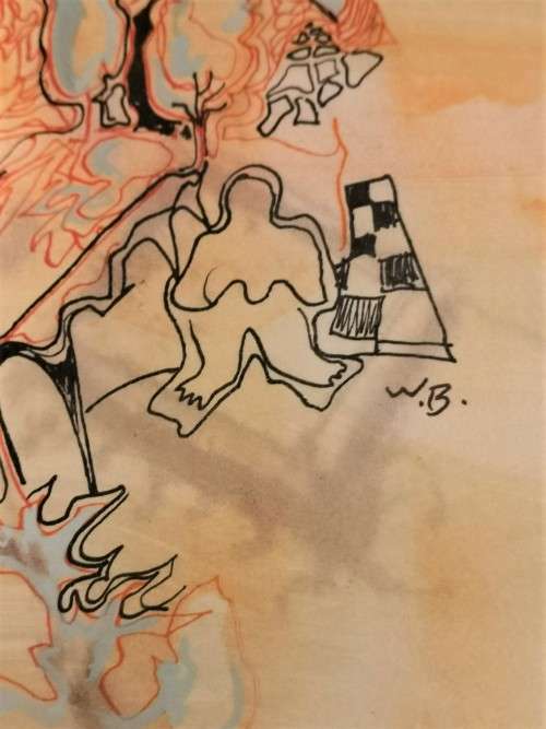 ORIGINAL WALTER BATTISS DRAWING