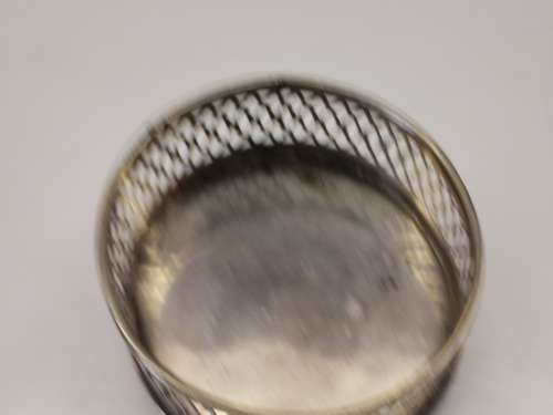 CONTENENTAL SILVER BOTTLE COASTER