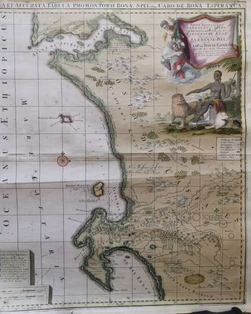18th CENTURY DUTCH MAP OF THE CAPE AND ITS ENVIRONS