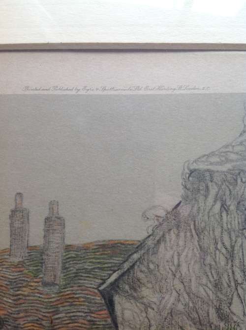 CECIL ALDIN HAND SIGNED MAID AND CAT ENGRAVING