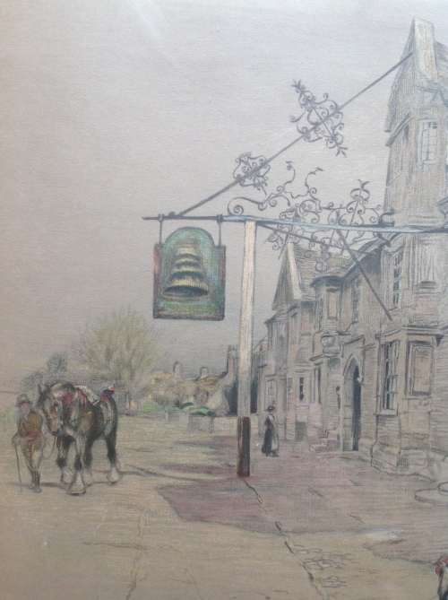 CECIL ALDIN HAND SIGNED MAID AND CAT ENGRAVING