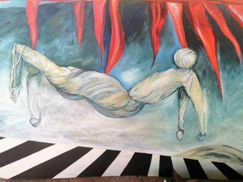 ANDRE NAUDE LARGE PAINTING