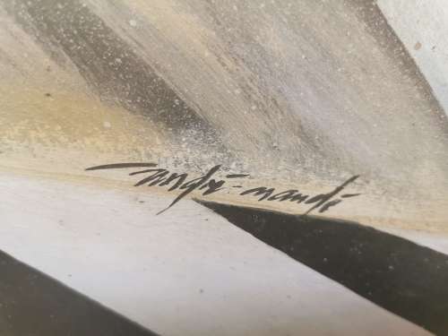 ANDRE NAUDE LARGE PAINTING