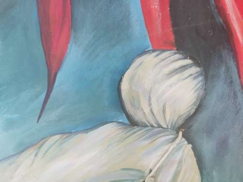 ANDRE NAUDE LARGE PAINTING