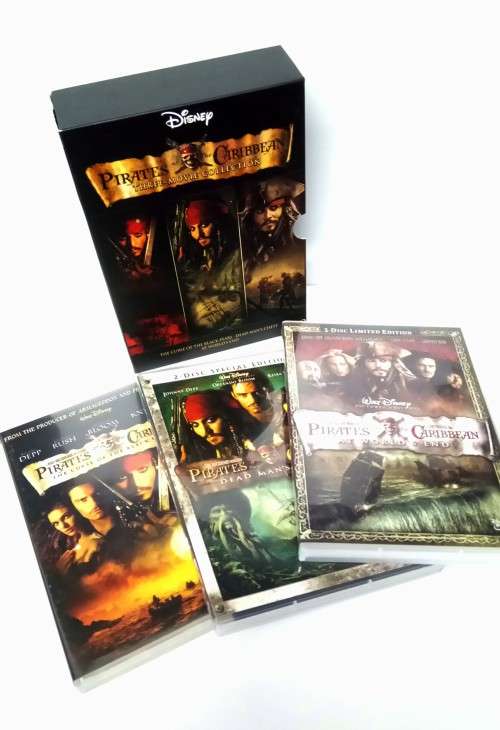 Pirates of the Caribbean Trilogy Box set (5 Discs)
