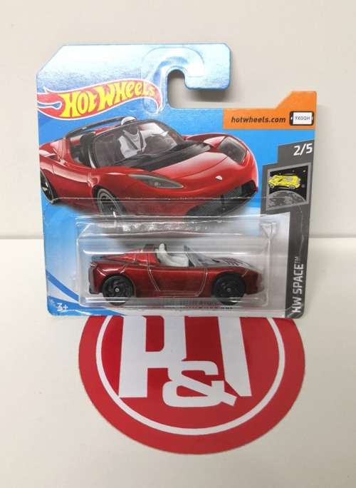 Hot Wheels Tesla Roadster with Starman