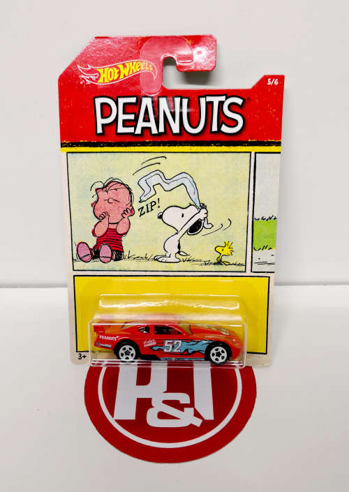 Hot Wheels `Peanuts` Themed Assortment set (6 Cars)