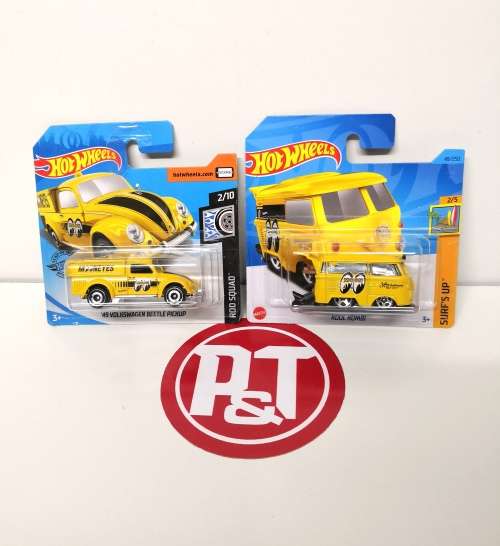 Hot Wheels VW `Mooneyes` combo (2 vehicles)