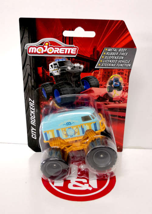 Majorette City Rockerz VW Bus Monster Truck