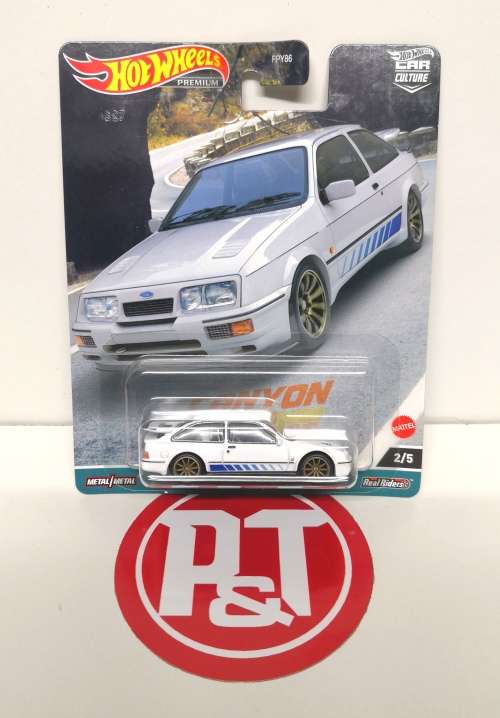 2023 Hot Wheels Car Culture `Canyon Warriors` `87 Ford Sierra Cosworth