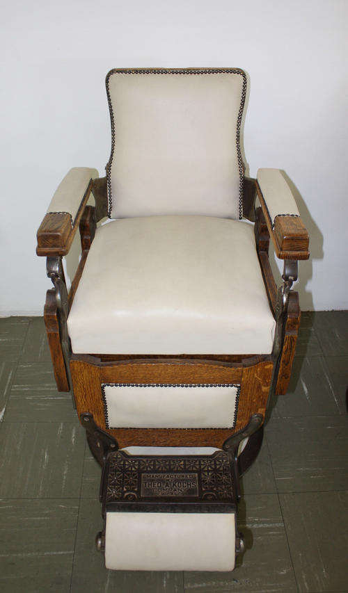Barber Chairs X 2 (Antique) Theo A Khochs from Chicago - "1890's Fantastic condition - BEYOND RARE