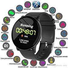 W8 Android Bluetooth Smartwatch in Black