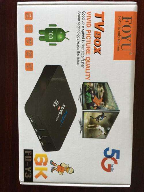 MXq Pro 6K TV Box Android 10.0 Black 4GB RAM+32GB ROM