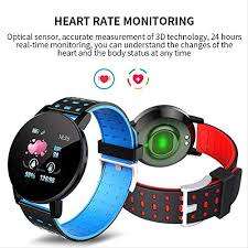 119 Plus Heart Rate Monitor Smart Watches - Android / iOS