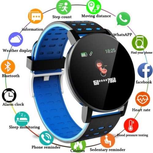 119 Plus Heart Rate Monitor Smart Watches - Android / iOS