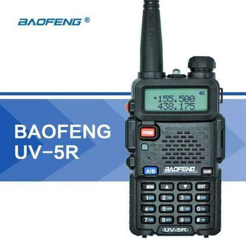 Quality Black UV-5R Dual Band Two Way Radio