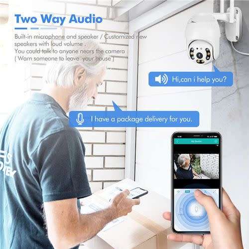 1080P Security Camera WIFI Outdoor PTZ Speed Dome Wireless IP Camera