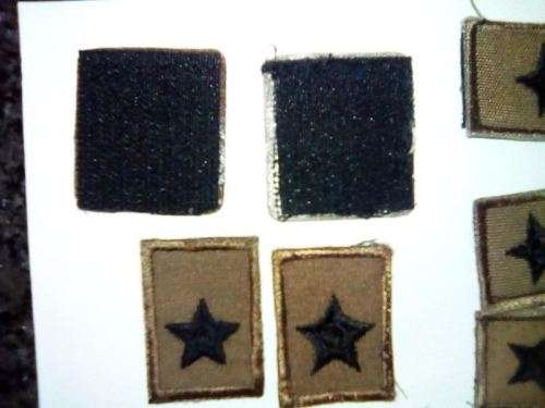 SADF - SANDF Collar Rank all with Velcro on back ( all )