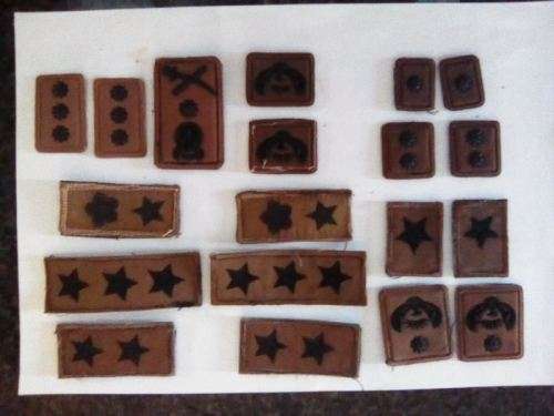 SADF - SANDF Collar Rank all with Velcro on back ( all )