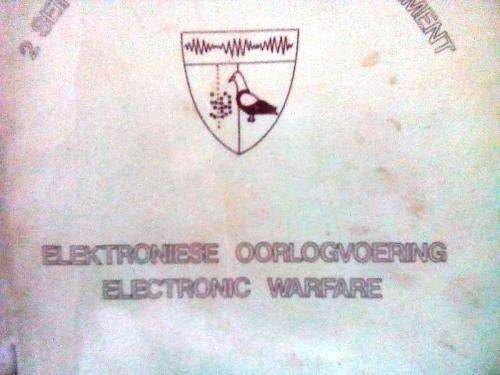 SADF 2 Signals Electronic Warefare Restricted book