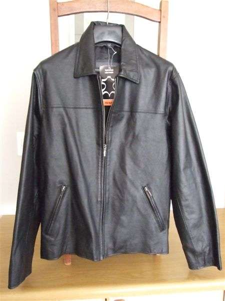 Mens Black Leather Jacket