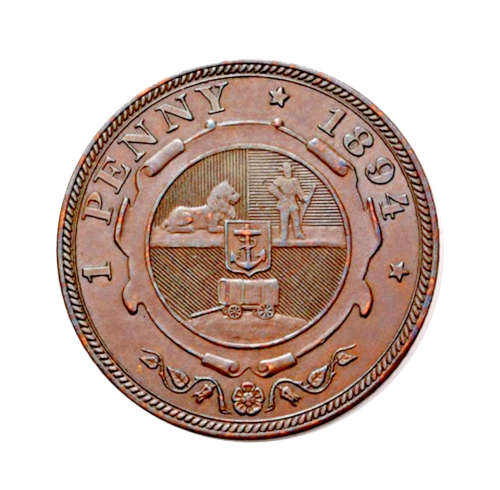 South Africa 1894 Penny Paul Kruger pre Boer War ZAR