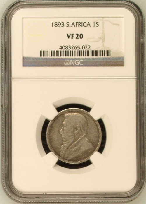 South Africa 1893 1 Shilling Paul Kruger pre Boer War ZAR