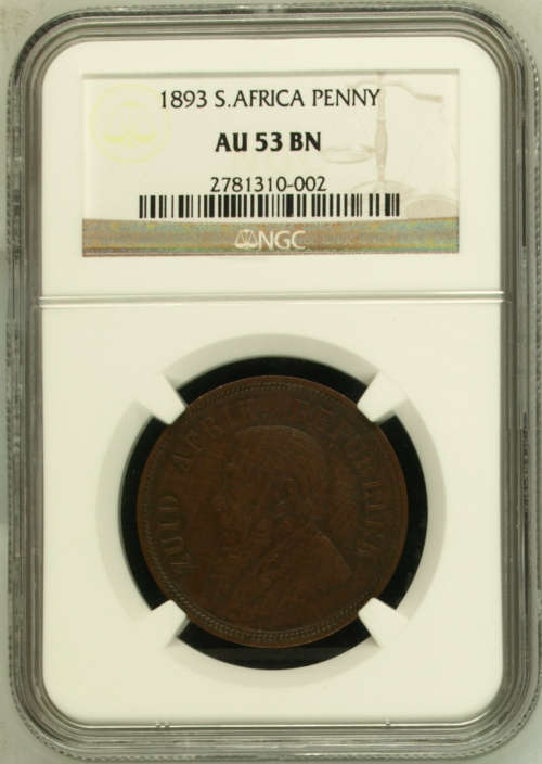 1893 Penny Paul Kruger pre Boer War ZAR