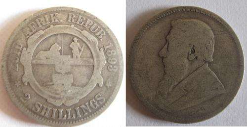 South Africa 1893 ZAR 2 SHILLING
