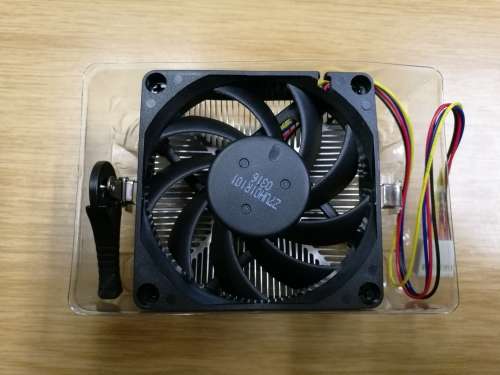 AMD CPU heat sink and fan
