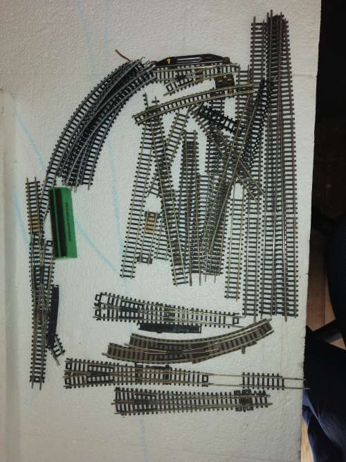 N Scale Track Lot