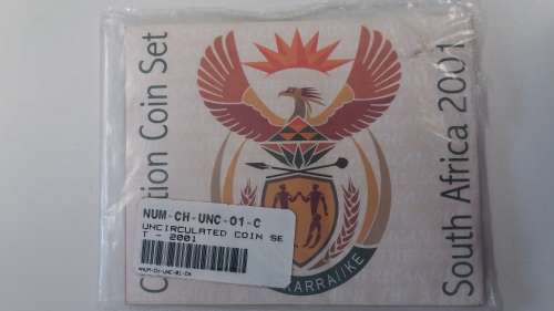 2001 UNCIRCULATED COIN SET ,STILL SEALED!!!SA MINT
