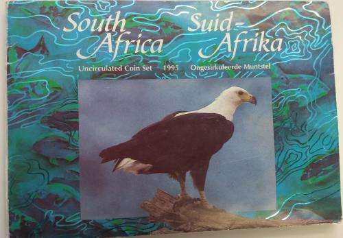 1995 FISH EAGLE UNCIRCULATED COIN SET ,STILL SEALED!!!SA MINT