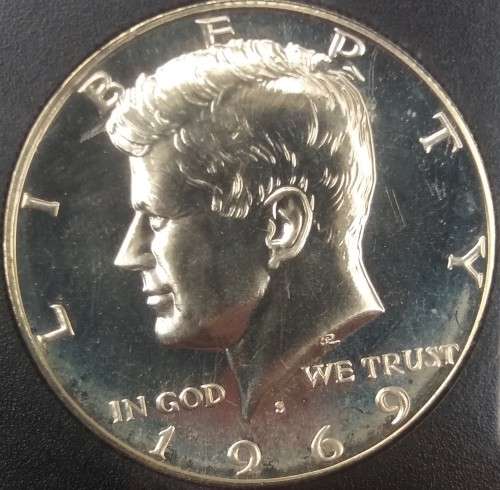 1969 S Proof Set Original Box 40% Silver Kennedy Washington US Mint 5 Coins!!