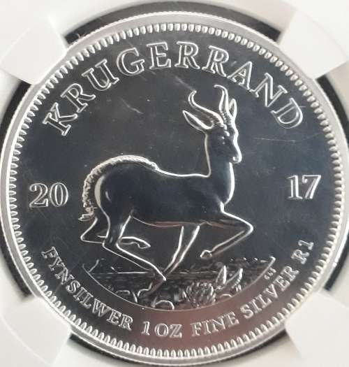 NGC GRADED SP 67 SILVER KRUGER RAND