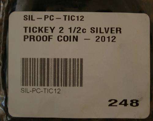 SEALED PROOF 2 1/2 C GAUTRAIN TICKEY!!!!