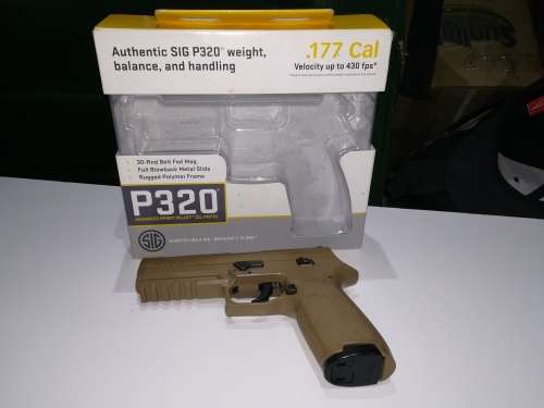 Sig Sauer P320 CO2 Pellet Pistol - Less than 500 shots fired