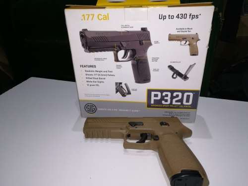 Sig Sauer P320 CO2 Pellet Pistol - Less than 500 shots fired