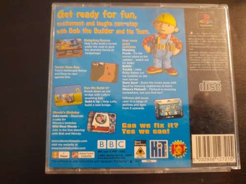 SONY PLAYSTATION PS1 GAME  Bob the Builder